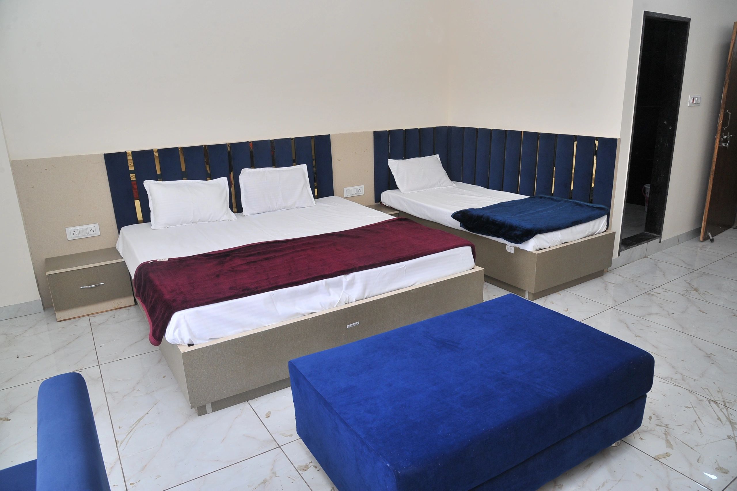 Neat guest room interior